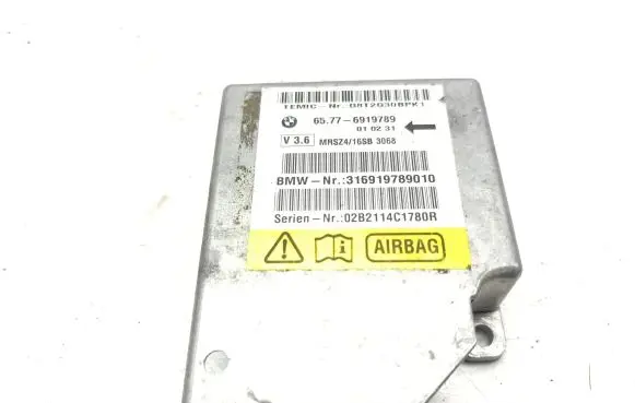 BMW 5 E39 Airbag control unit/module 6919789 316919789010 65776919789