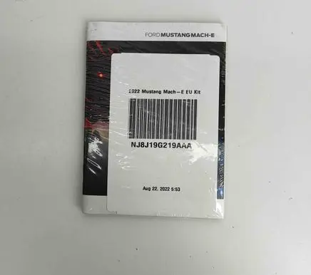 Ford Mustang Mach-E User manual NJ8J19F705AAA NJ8J19G219AAA