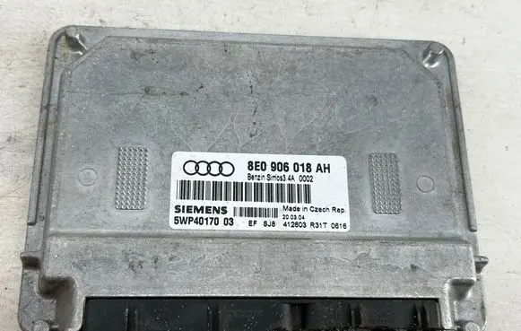 Audi A4 S4 B6 8E 8H Engine control unit/module 8E0906018AH 5WP4017003