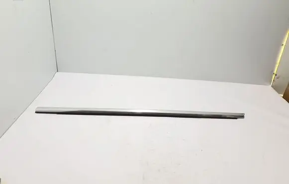 Front door glass trim molding