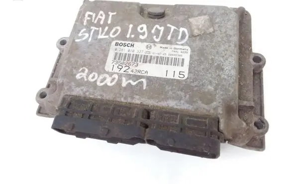 Fiat Stilo Engine control unit/module 0281010337 73502673 19242RCA