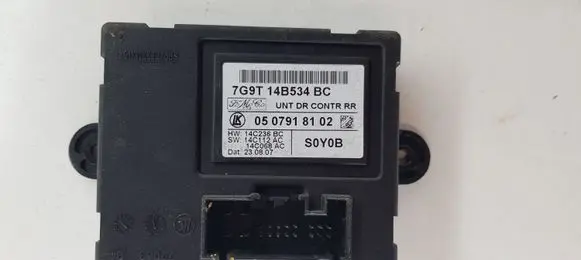 Ford S-MAX Door control unit/module 7G9T14B534BC 0507918102