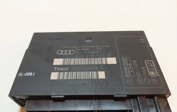 Audi A4 S4 B6 8E 8H Comfort/convenience module 8E0959433AF