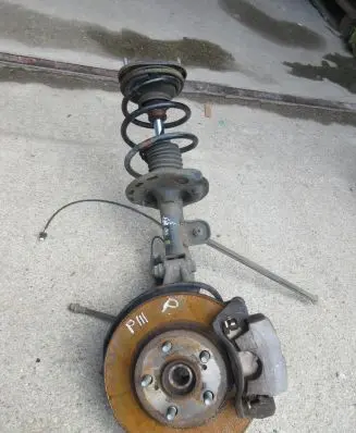 Toyota Prius (XW30) Front wheel hub spindle knuckle