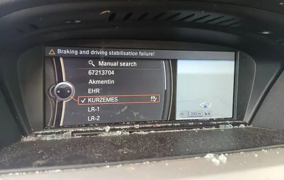 BMW 3 E90 E91 Screen/display/small screen 9211969 AL9056B0310918 AL9056