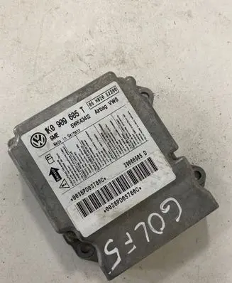 Volkswagen Golf V Airbag control unit/module 1K0909605T 5WK43412 0038PD0S786C