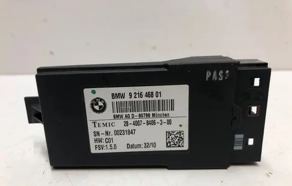 BMW 5 F10 F11 Seat heating relay 9216468 00231847 2840078406300