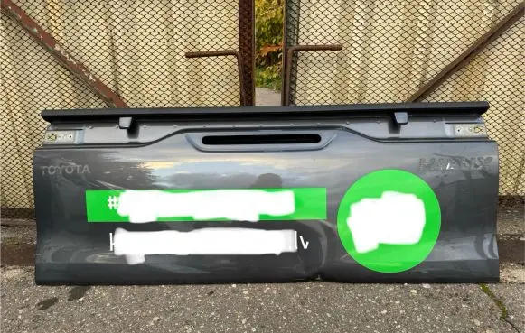 Toyota Hilux VIII Tailgate/trunk/boot lid