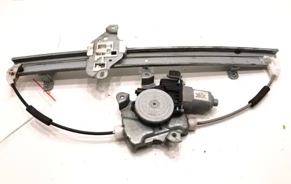 Front door window regulator with motor