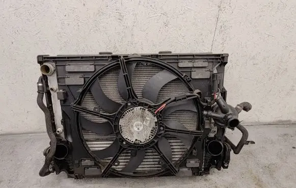 BMW 5 F10 F11 Radiator set 17118615426 17517577115 17117639071