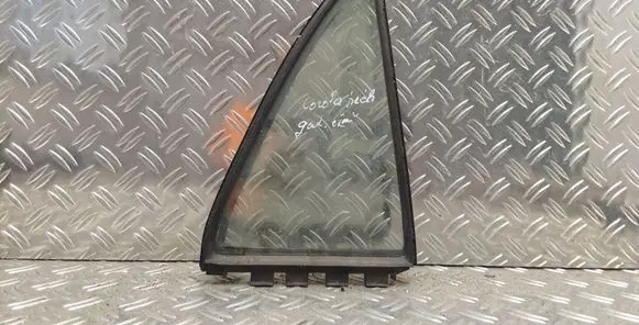 Rear vent window glass