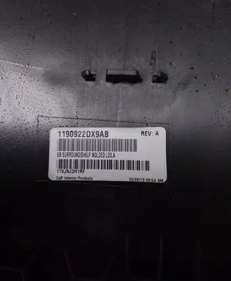 Dodge Challenger Glove box 1190922DX9AB