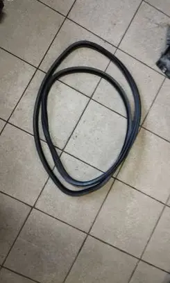 Rubber seal rear door