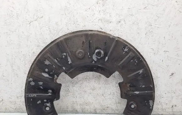 Volkswagen Touareg I Front brake disc dust cover plate 