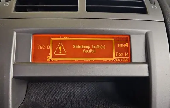 Peugeot 407 Screen/display/small screen 9666628180 IMPRK1533888