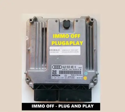 Audi Q7 4L Engine control unit/module 0281013691 4L0910401K 4L0907401