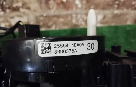 Nissan Pulsar Airbag slip ring squib (SRS ring) 255544EA0A 8RD0375A