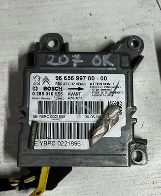 Peugeot 207 Airbag control unit/module 9665699780 0285010555 YBPC0221896