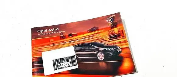 Opel Astra J Owners service history hand book 