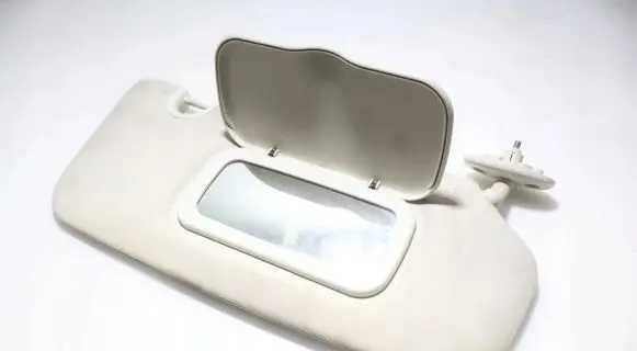 Sun visor clip/hook/bracket