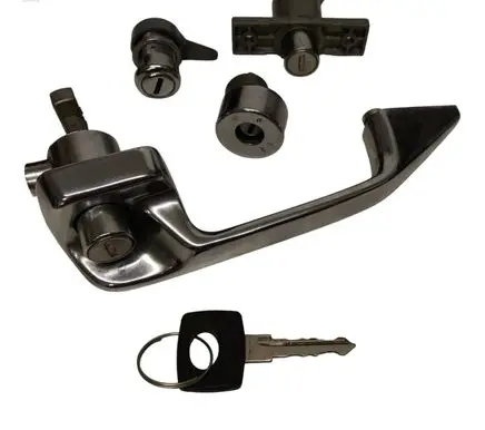 Mercedes-Benz COMPAKT W115 Front door exterior handle/bracket 1157660101