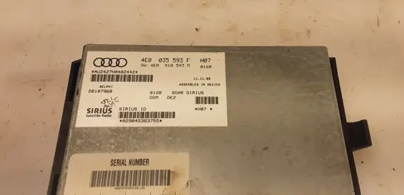 Audi A4 S4 B8 8K Head unit multimedia control 4E0035593F 4E0910593M 8T0035317