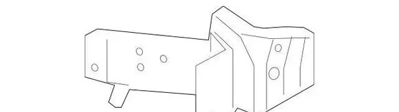 Mazda CX-3 Fender mounting bracket D1ZE521R0A