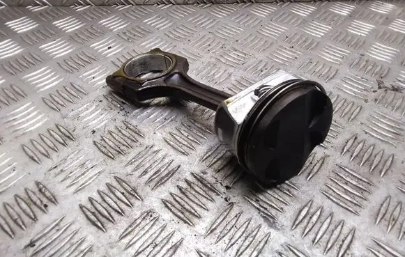 Piston with connecting rod