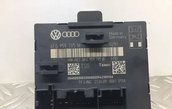 Audi A6 S6 C6 4F Door control unit/module 4F0959795M 8K0959795B