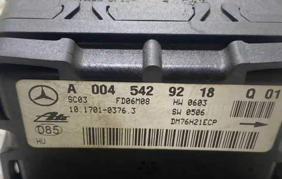 Mercedes-Benz CLK A209 C209 ESP acceleration yaw rate sensor A0045429218 10170103763