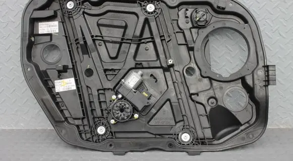 Front door window regulator with motor