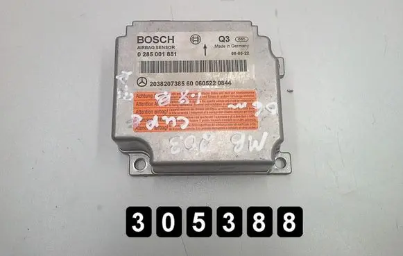 Mercedes-Benz C W203 Engine control unit/module 0285001881