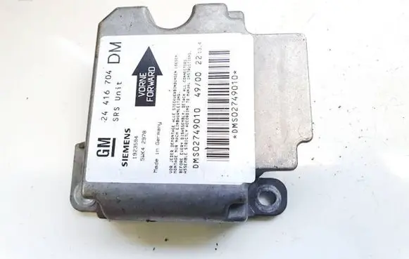 Opel Zafira A Airbag control unit/module 24416704 1923594