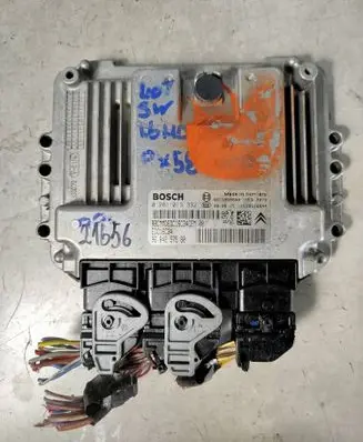 Citroen C4 I Engine control unit/module 9664257580 0281013332
