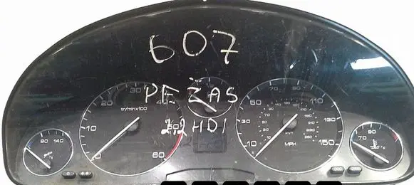 Peugeot 607 Speedometer (instrument cluster) 9629598880