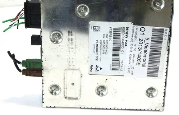 BMW 3 F30 F35 F31 Video control module 65509366609 9366609 65509286023