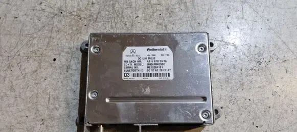 Mercedes-Benz E W211 Bluetooth control unit module A2118703926