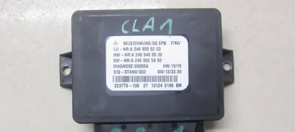 Mercedes-Benz CLA C117 X117 W117 Hand brake control module A2469005203