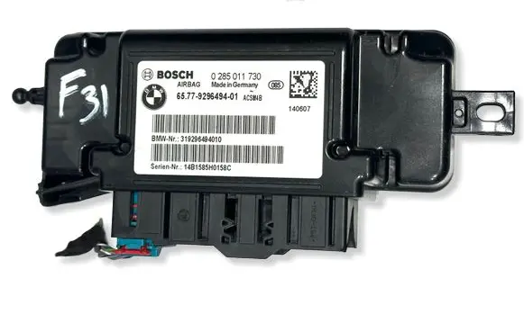 BMW 3 F30 F35 F31 Airbag control unit/module 9296494 0285011730