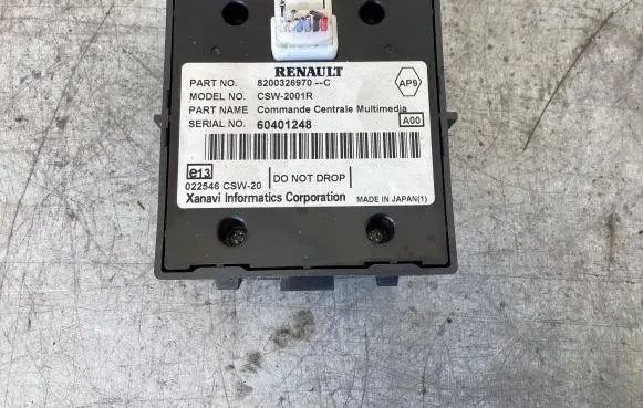 Renault Vel Satis Head unit multimedia control 8200326970C 60401248 CSW2001R