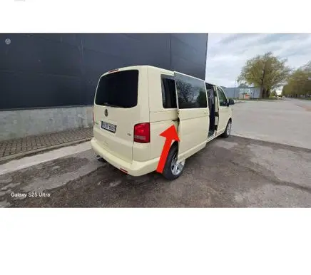 Volkswagen Transporter - Caravelle T5 Sliding door middle rail 7H3843872