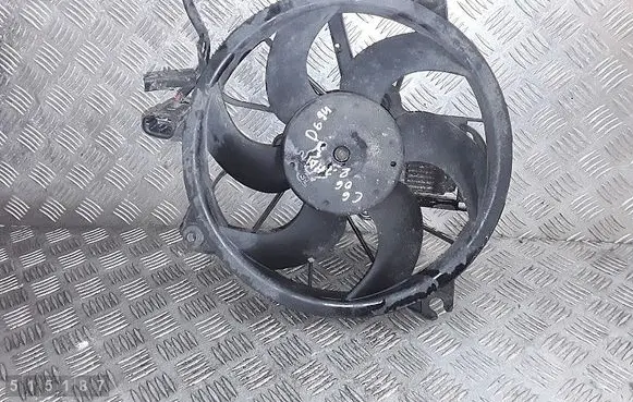 Citroen C6 Electric radiator cooling fan 9656346880