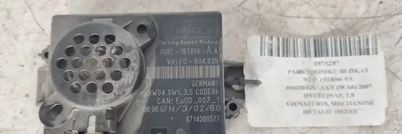 Ford Galaxy Parking PDC control unit/module 7G9215T850