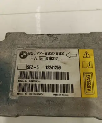 BMW 5 E60 E61 Airbag control unit/module 6937692 65776937692 12241259