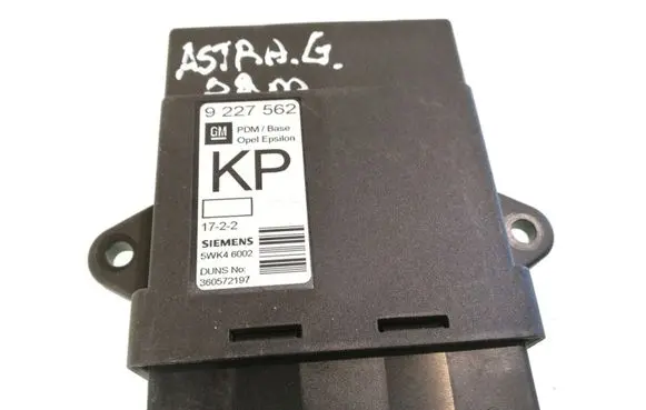 Opel Astra G Door control unit/module 9227562