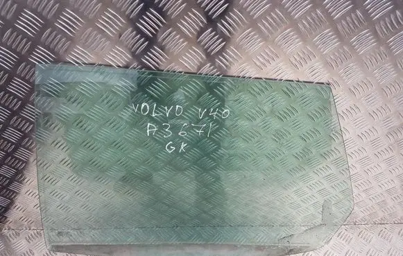 Volvo S40, V40 Rear door window glass