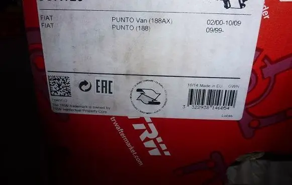Fiat Punto (176) Steering wheel axle JCR120