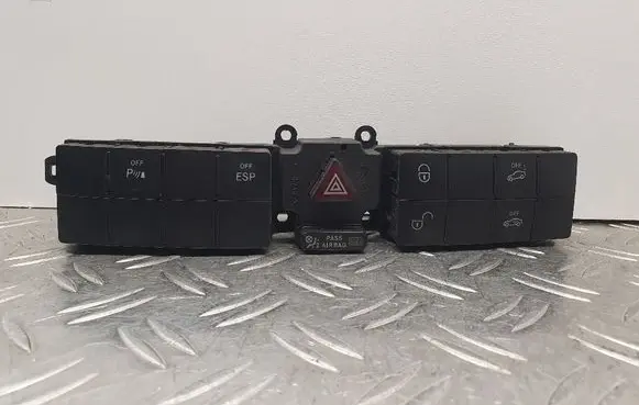 Mercedes-Benz C W203 Hazard light switch 2038216181