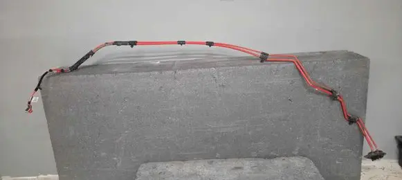 Jaguar XF X260 Positive cable (battery) T2H28032