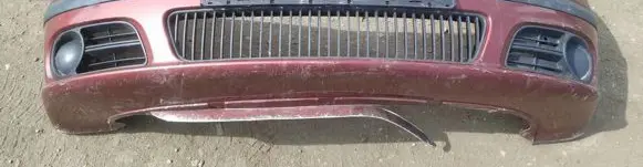 Skoda Fabia Mk1 (6Y) Front bumper raudonas